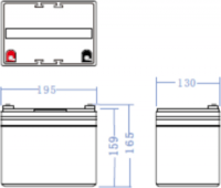 Green Cell AGM33 12V 200Ah UPS Akkumulátor