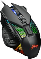 gWings GW9X5m Vezetékes Gaming Egér - Fekete