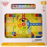 Tooky Toy: 2 az 1-ben Ki nevet a végén és Kígyók és létrák társasjáték