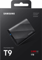 Samsung 1TB Portable T9 USB 3.2 Gen 2x2 Külső SSD - Fekete