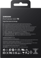 Samsung 4TB Portable T9 USB 3.2 Gen 2x2 Külső SSD - Fekete