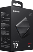 Samsung 4TB Portable T9 USB 3.2 Gen 2x2 Külső SSD - Fekete