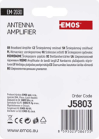 Emos J5803 VHF/UHF 30dB Antenna Jelerősítő