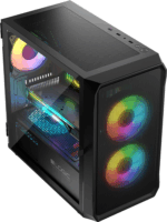 Logic Portos ARGB Mini Számítógépház - Fekete