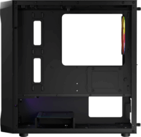 Logic Portos ARGB Mini Számítógépház - Fekete