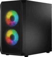 Logic Portos ARGB Mini Számítógépház - Fekete