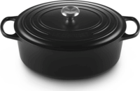 Le Creuset Signature 33cm Öntöttvas főzőedény - Fekete