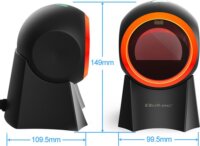 Qoltec 50857 Asztali vonalkódolvasó - Fekete