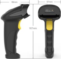 Qoltec 50856 Kézi vonalkódolvasó - Fekete