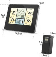 Hama 176596 WiFi Időjárás állomás