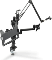 Hama 4663 Streaming Monitor Asztali tartó - Fekete (2 kijelző)