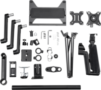 Hama 4663 Streaming Monitor Asztali tartó - Fekete (2 kijelző)