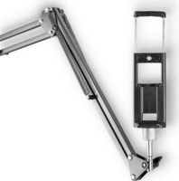 Hama 4663 Streaming Monitor Asztali tartó - Fekete (2 kijelző)