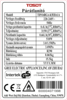 Tosot TDN16BGB-K5EBA1A Párátlanító - Fehér