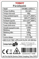 Tosot TDN20BGB-K5EBA1A Párátlanító - Fehér