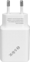 S-Link SL-EC50T 2x USB-A Hálózati Töltő Adapter 12W + USB-C kábel - Fehér