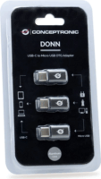 Conceptronic DONN05G USB-C apa - Micro USB anya Adapter (3 db)