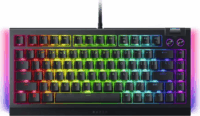 Razer BlackWidow V4 75% (Tactile Switch) Vezetékes Mechanikus Gaming Billentyűzet (Fekete) - Angol (US)
