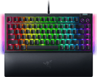 Razer BlackWidow V4 75% (Tactile Switch) Vezetékes Mechanikus Gaming Billentyűzet (Fekete) - Angol (US)