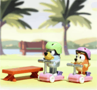 TM Toys Bluey és Bingo roller figura készlet - 2 darabos