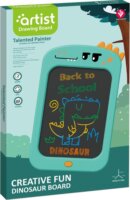 Dinós LCD színes rajztábla 25,5 cm - Türkiz