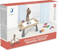 Dinós Projektoros rajztábla asztal 40 x 30 x 50 cm - Barna