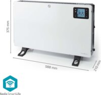 Nedis HTCO50WTW SmartLife Elektromos konvektor 2000 Watt - Fehér