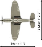 Cobi Hisctorical Collection WWII Bell P-39D Airacobra repülőgép 361 darabos építőjáték