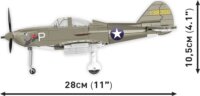 Cobi Hisctorical Collection WWII Bell P-39D Airacobra repülőgép 361 darabos építőjáték