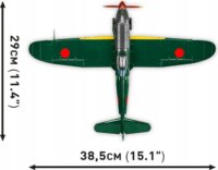 Cobi Historical Collection WWII Kawasaki KI-61-I Hien Tony repülőgép 324 darabos építőjáték