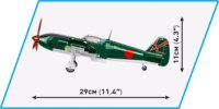 Cobi Historical Collection WWII Kawasaki KI-61-I Hien Tony repülőgép 324 darabos építőjáték