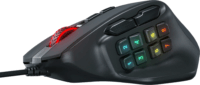 Redragon M811 Aatrox MMO RGB Vezetékes Gaming Egér - Fekete