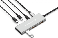 Conceptronic HUBBIES17G 4x USB Type-C / 3x USB Type-A 3.2 HUB (7 port)