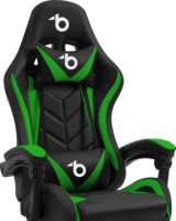 Delight BMD1115GR RGB Gamer szék - Fekete/Zöld