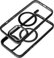 Haffner Apple iPhone 15 Plus Tok - Fekete/Átlátszó