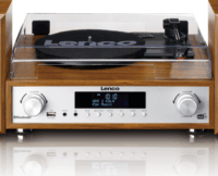 Lenco MC-160WD Lemezjátszó - Barna