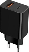 Msonic MY6635K 1x USB Type-C / 1x USB Type-A Hálózati töltő - Fekete (20W)