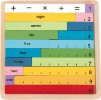 Tooky Toy Számolni tanulok fa kirakós játékszett