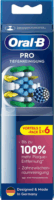 Oral-B Pro Elektromos fogkefe Pótfej - Fehér (6db)