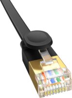 Baseus UTP Cat7 lapos Patch kábel 8m - Fekete