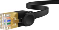 Baseus UTP Cat7 lapos Patch kábel 8m - Fekete