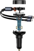 Baseus Enjoyment 2x USB-C / Lightning Autós Töltő (60W)