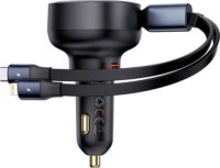 Baseus Enjoyment 2x USB-C / Lightning Autós Töltő (60W)