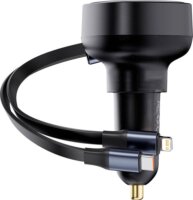 Baseus Enjoyment 2x USB-C / Lightning Autós Töltő (60W)