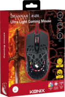 Drakkar Aegir Ultra Light Vezetékes Gaming Egér - Fekete