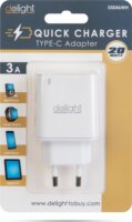 Delight USB-C Hálózati gyorstöltő 20W fehér
