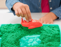 Spin Master Kinetikus Homok készlet 454g - Zöld