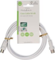 Nedis CSGL40000WT15 Koax TV antenna kábel 1.5m - Fehér