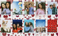 Fujifilm Instax Mini Film Heart Sketch instant fotópapír (10 db)
