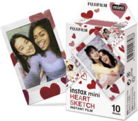 Fujifilm Instax Mini Film Heart Sketch instant fotópapír (10 db)